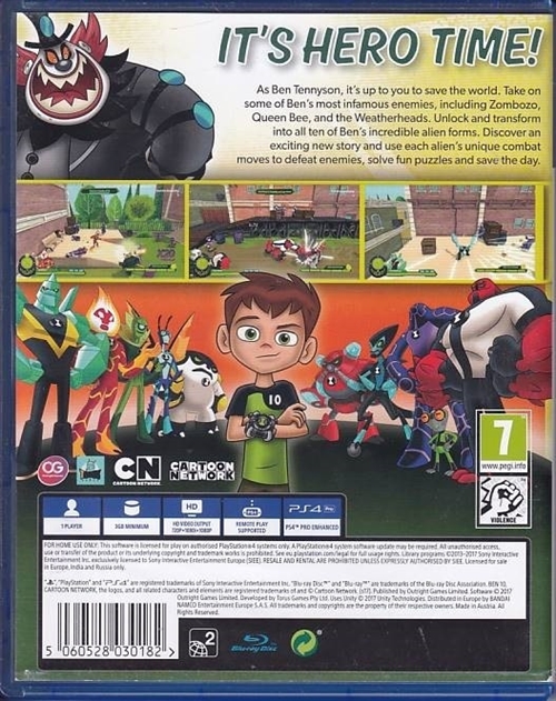 Ben 10 - PS4 (B Grade) (Genbrug)